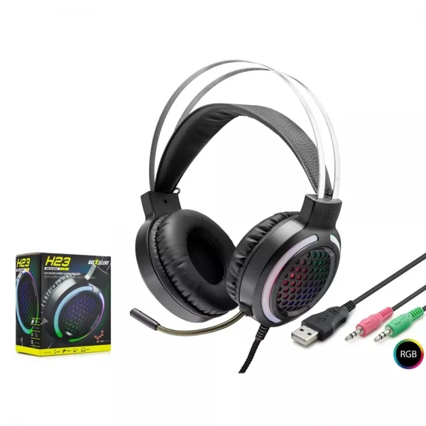 HADRON H23 KULAKLIK MİKROFONLU PC OYUN USB & AUX 3.5MM